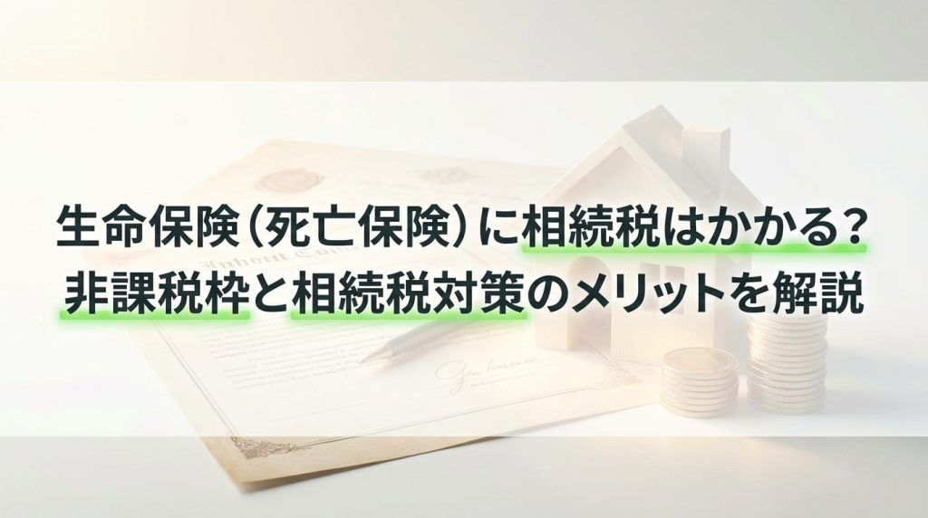 生命保険を「相続対策」に使う最強のメリット｜非課税枠と即時現金の作り方