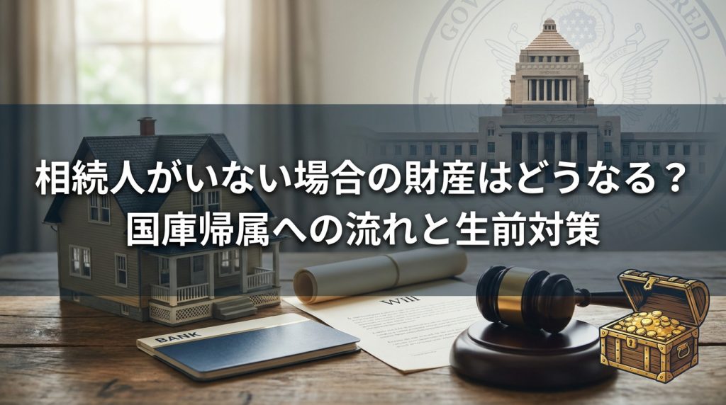 相続人がいない場合の財産はどうなる？国庫帰属への流れと生前対策