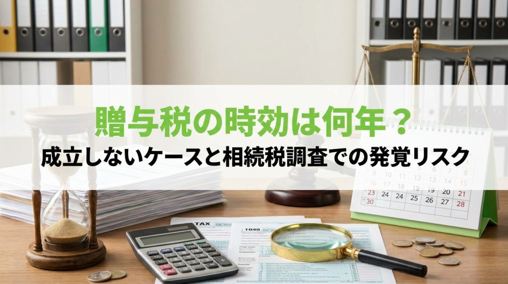 贈与税の時効は何年？成立しないケースと相続税調査での発覚リスク